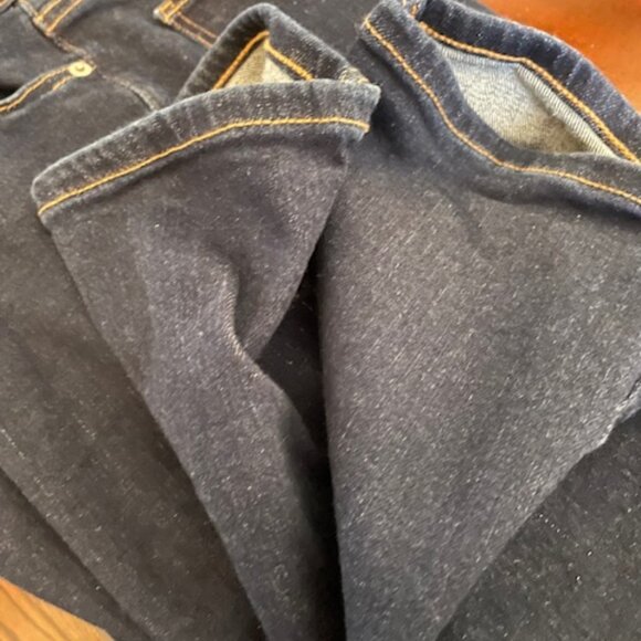 Banana Republic Slim-Fit High Mid Dark Blue Jeans –new -  Size  25/12 - Picture 6 of 6